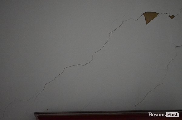 У Луцьку будинок Косачів тріщить по швах. ФОТО